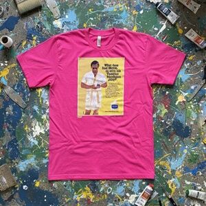American Apparel Vaseline Rod Marsh Graphic Tee Pink Regular
